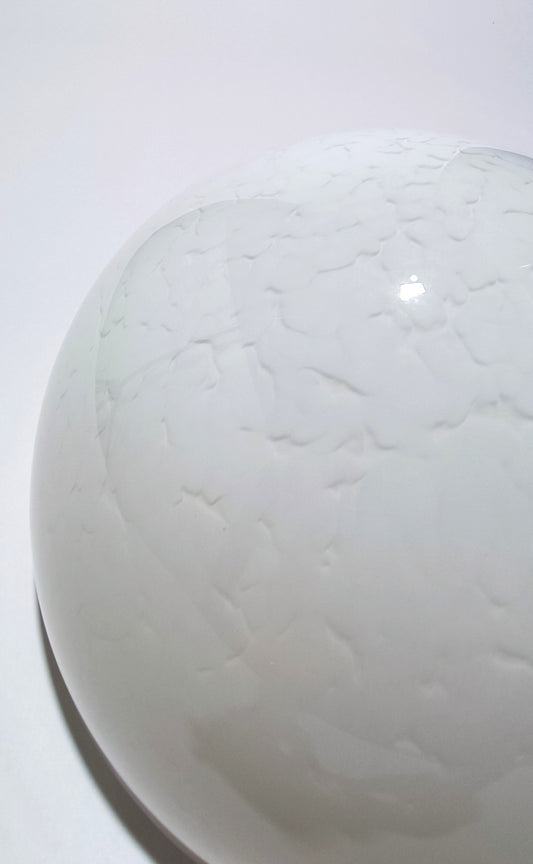 Abajur para candeeiro "Cogumelo" com grão branco