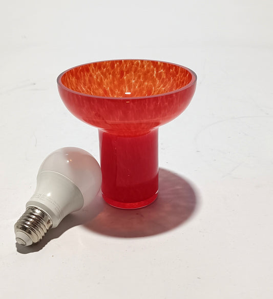 T-Light em vidro vermelho