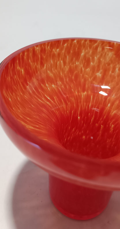 T-Light em vidro vermelho