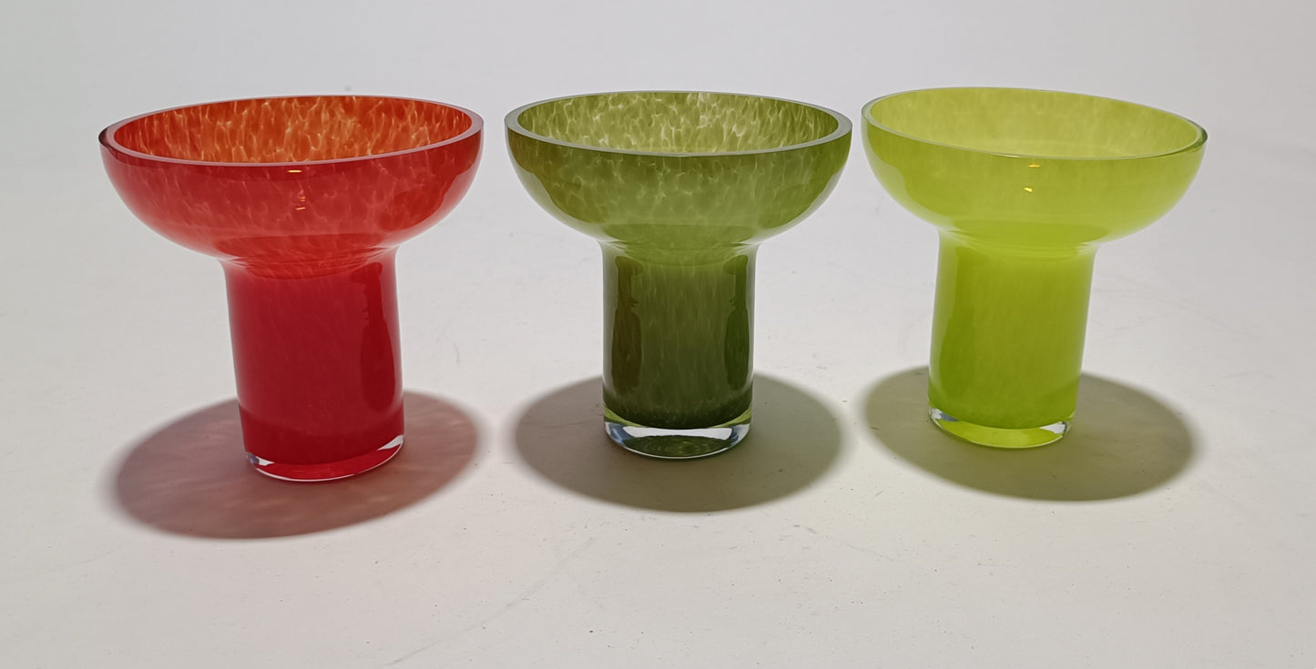 T-Light em vidro verde escuro