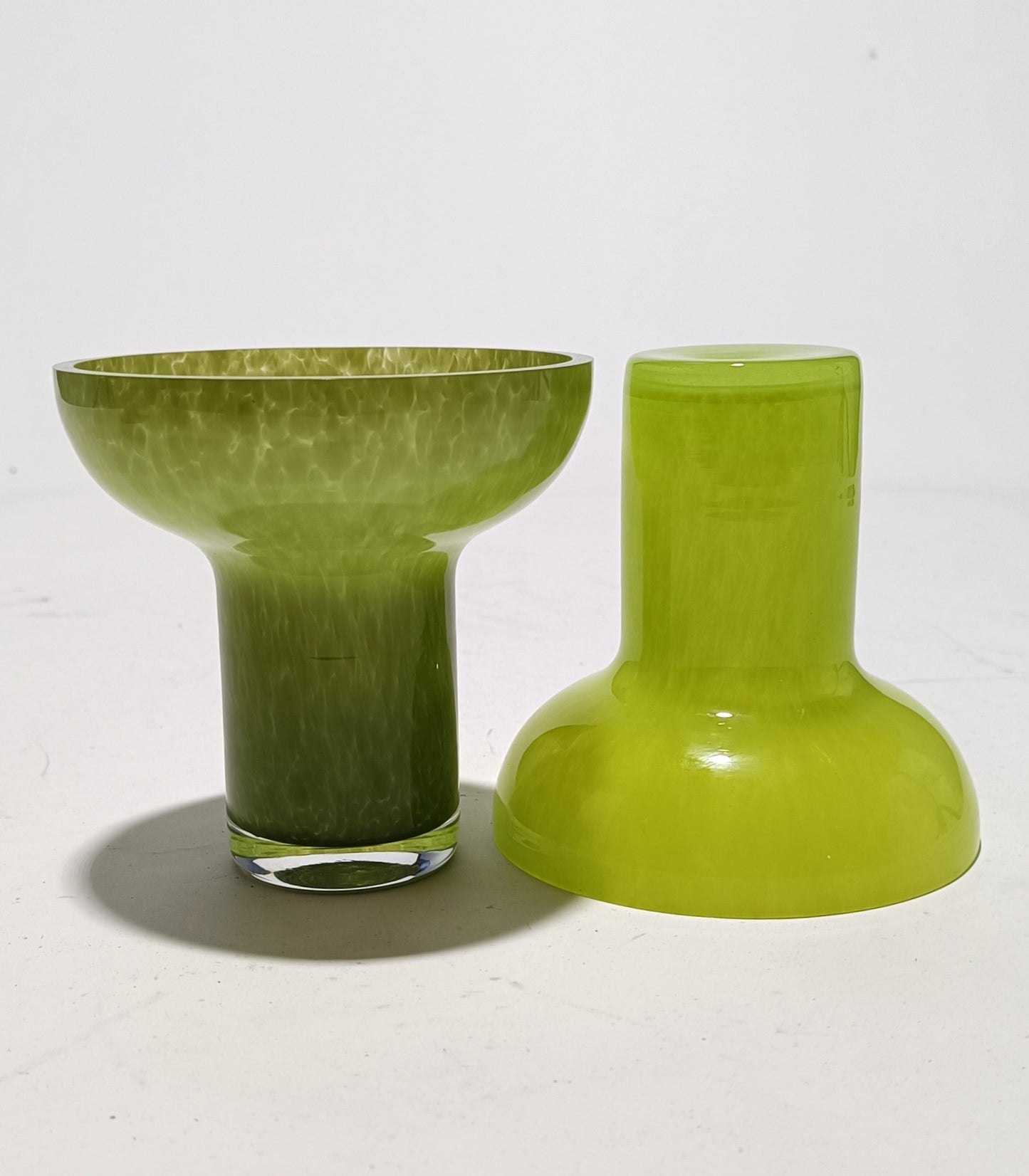 T-Light em vidro verde escuro