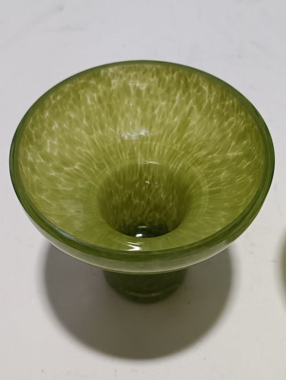 T-Light em vidro verde escuro