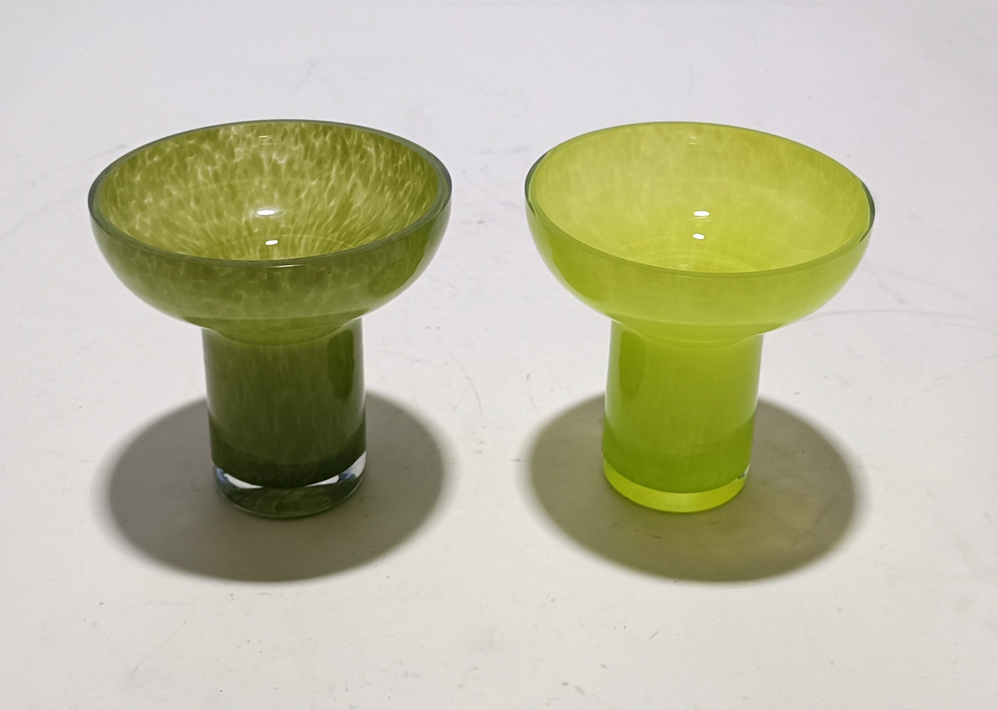 T-Light em vidro verde escuro