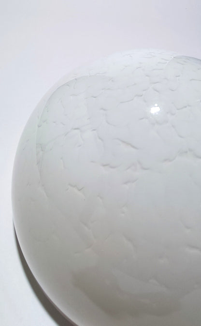 Abajur para candeeiro "Cogumelo" com grão branco