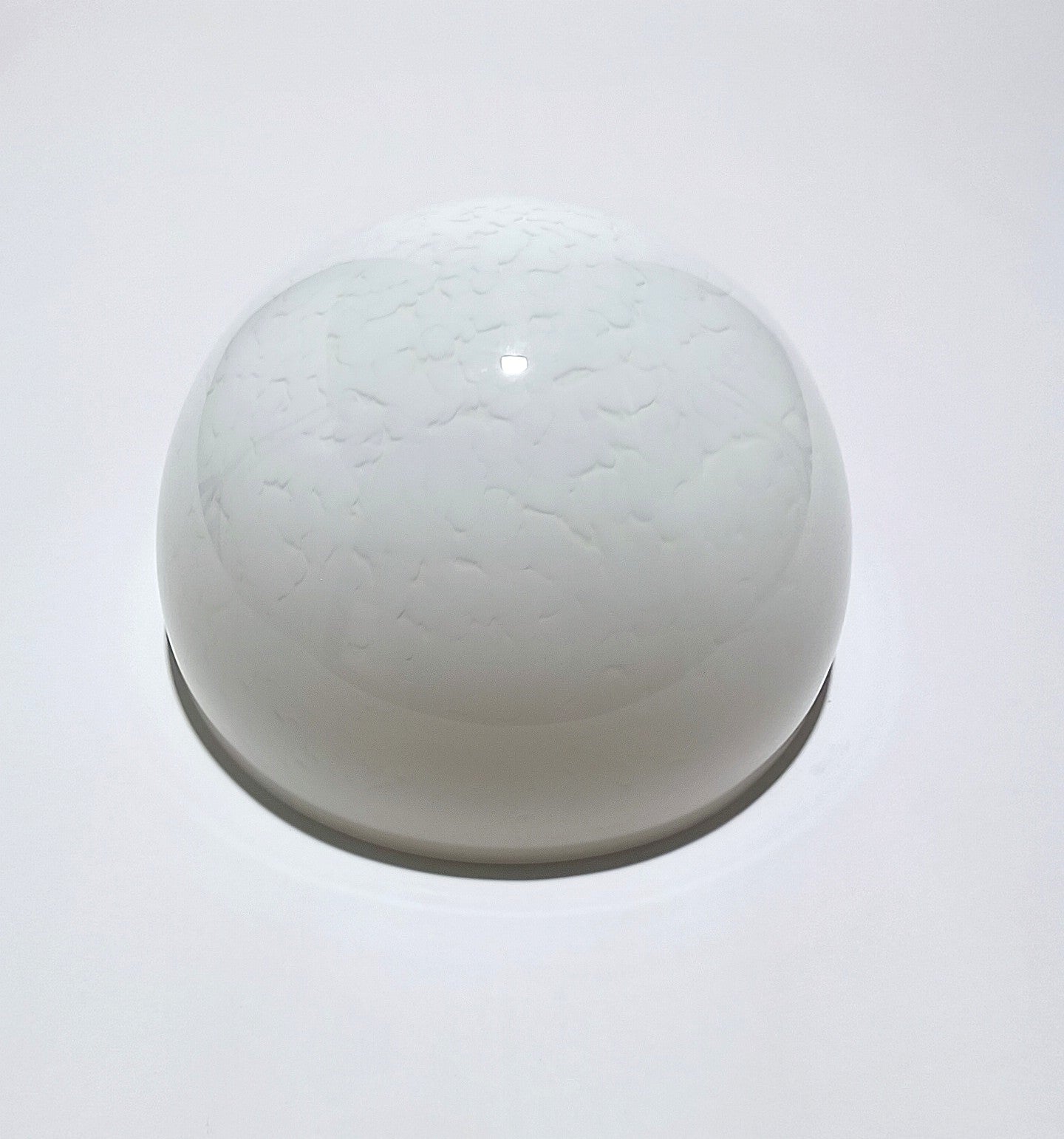 Abajur para candeeiro "Cogumelo" com grão branco