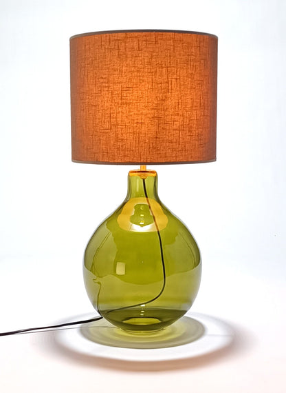 Base de Candeeiro Verde Oliva