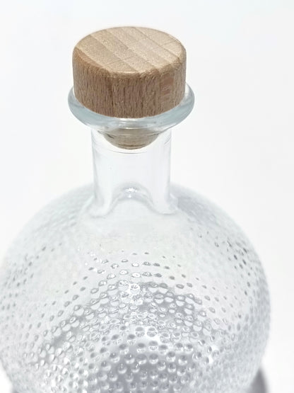 Garrafa para licor tamanho pequeno