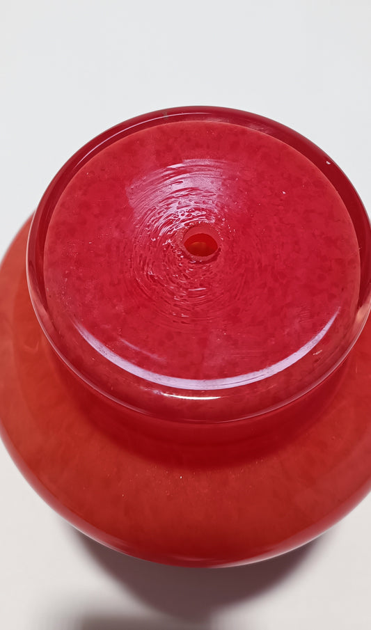 Vidro furado para Suspensão de Teto em Vidro ondulado vermelho