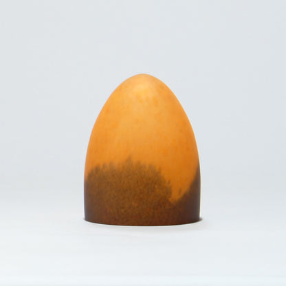 Candeeiro de Mesa com Base Metálica e Abajur de Vidro colorido