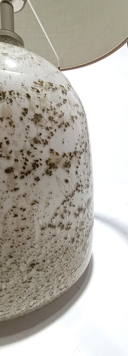 Base de Candeeiro de Mesa Branco Volcano