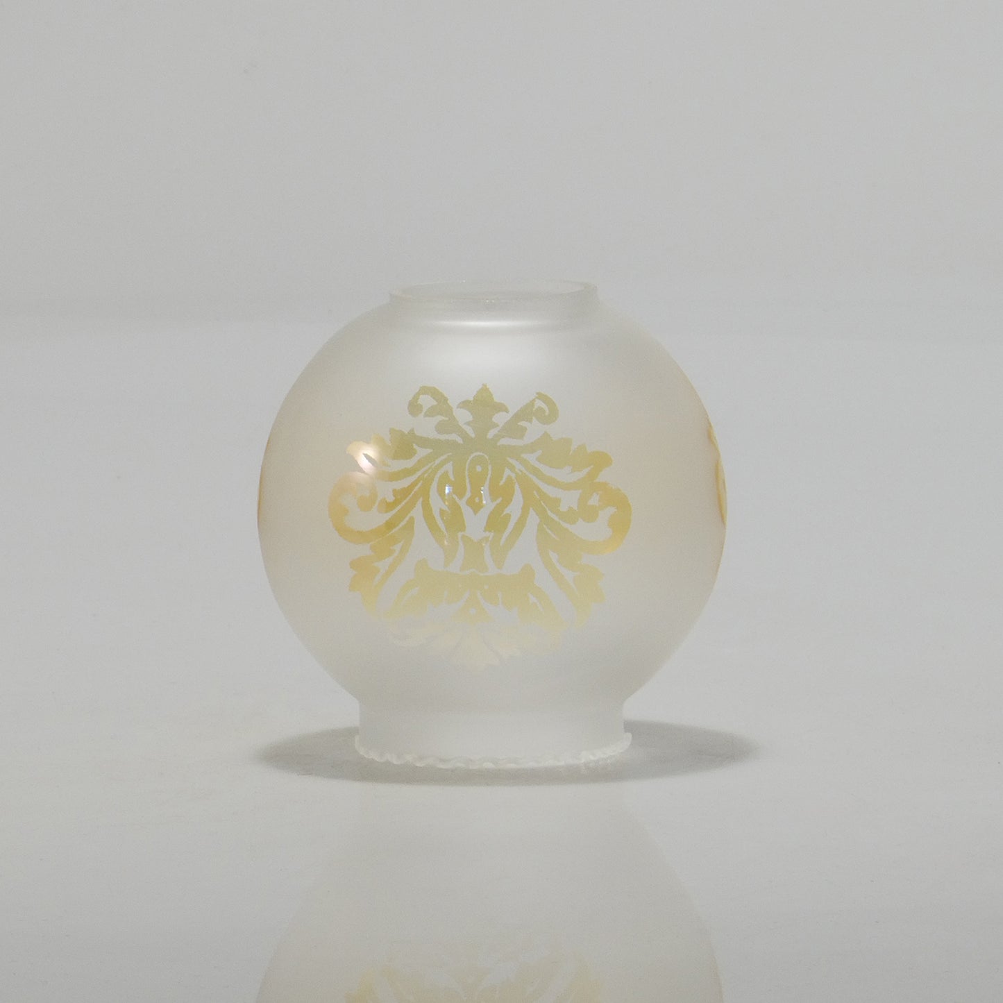 Tulipa com desenho dourado