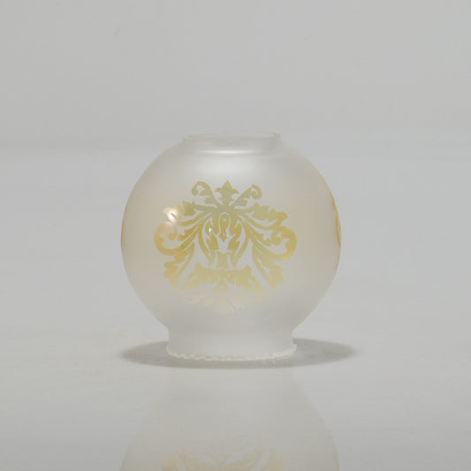 Tulipa com desenho dourado